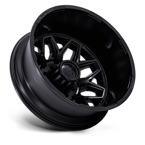 Fuel 1PC FLUX DRW 22X8.25 8X6.5 -240 BLK-OUT (DR)