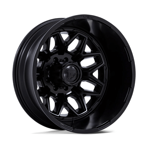 Fuel 1PC FLUX DRW 22X8.25 8X6.5 -246 BLK-OUT (DR)