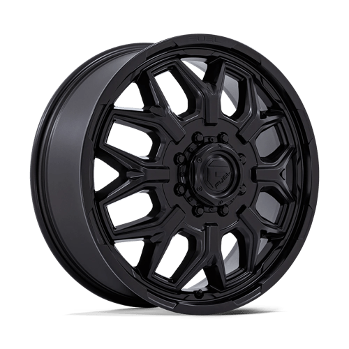 Fuel 1PC FLUX DRW 22X8.25 8X210 +104 BLK-OUT (DF)