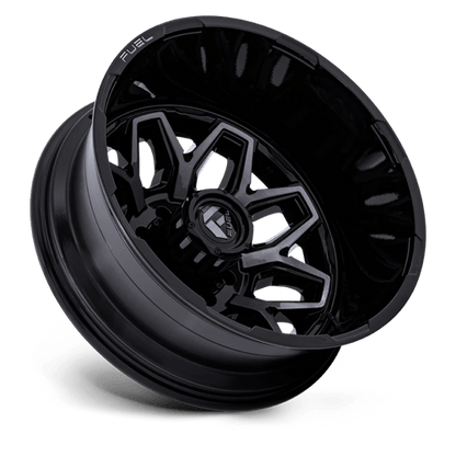 Fuel 1PC FLUX DRW 20X8.25 8X210 -227 GBLK-GY (DR)