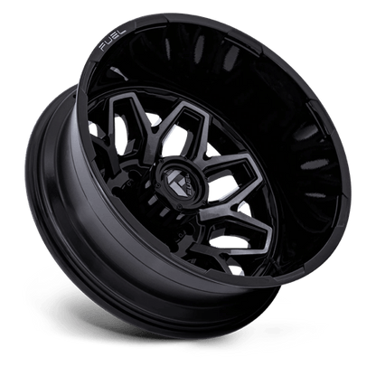 Fuel 1PC FLUX DRW 20X8.25 8X210 -246 GBLK-GY (DR)