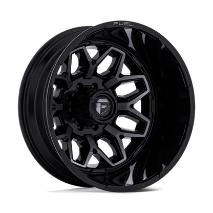 Fuel 1PC FLUX DRW 20X8.25 8X6.5 -265 GBLK-GY (DR)