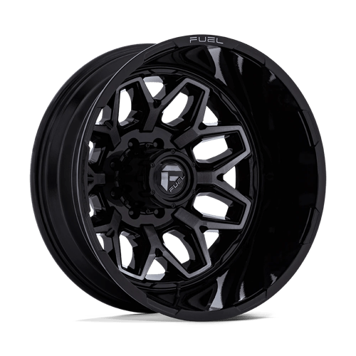 Fuel 1PC FLUX DRW 20X8.25 8X210 -227 GBLK-GY (DR)