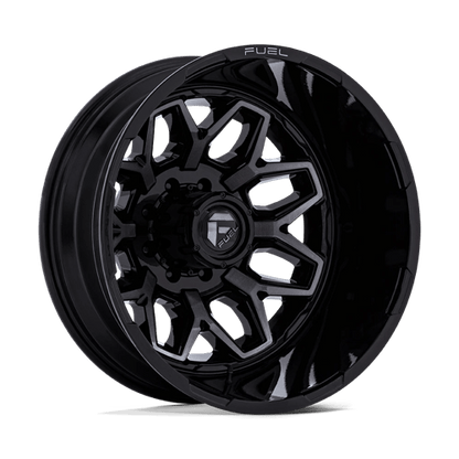 Fuel 1PC FLUX DRW 22X8.25 8X210 -246 GBLK-GY (DR)