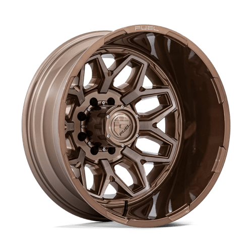 Fuel 1PC FLUX DRW 22X8.25 8X210 -201 PLT-BNZ (DR)