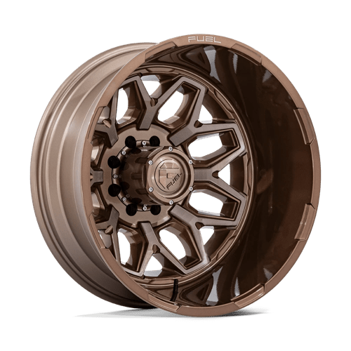 Fuel 1PC FLUX DRW 22X8.25 8X200 -201 PLT-BNZ (DR)
