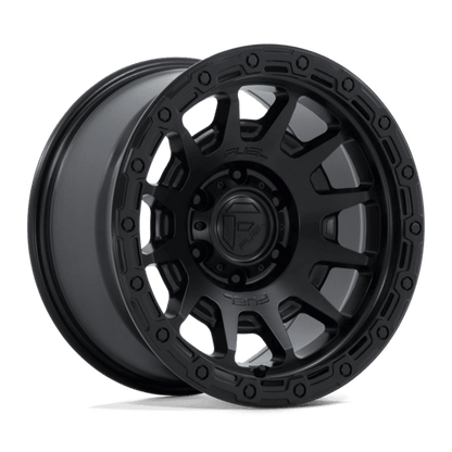 Fuel 1PC FORTRESS 18X9 6X5.5 106 +1 M-BLK G-BLK
