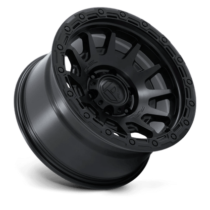 Fuel 1PC FORTRESS 17X9 6X5.5 106 -12 M-BLK G-BLK