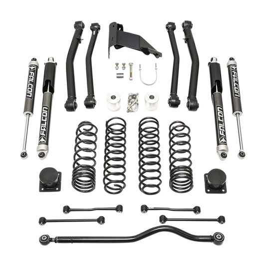 2020-2023 Jeep JT Gladiator Terrain Flex Max 4-Arm Kit With Falcon 2.1 Shocks