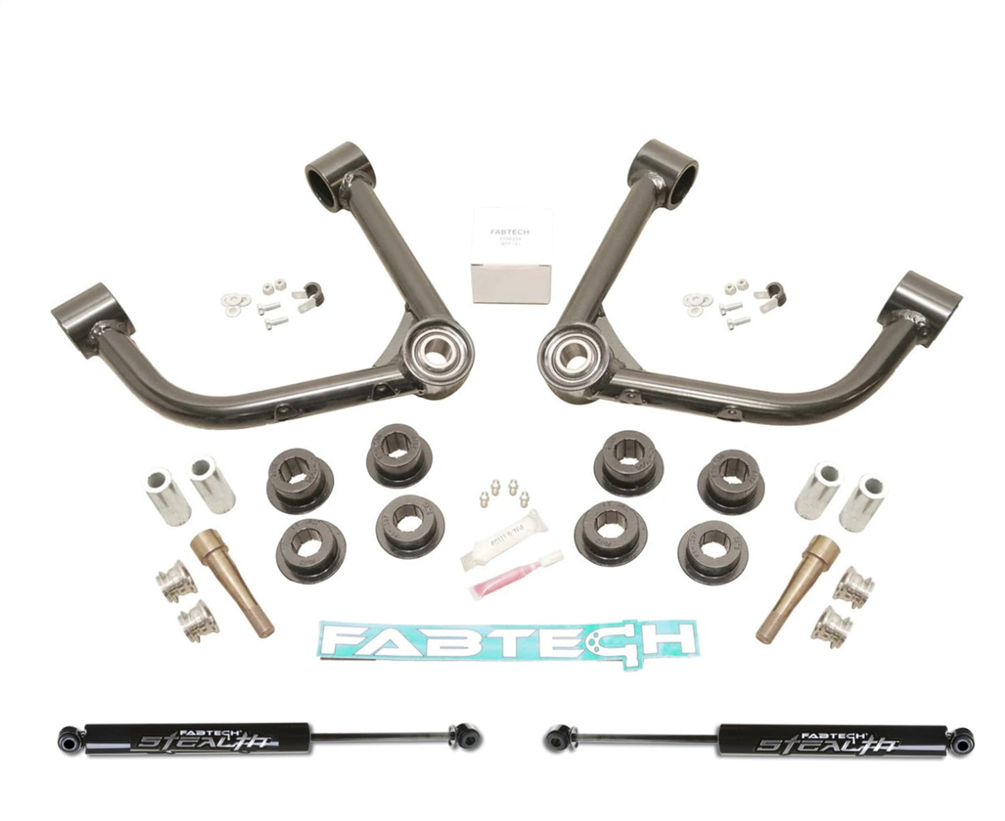 Fabtech K1204 Uniball UCA Lift System w/Shocks