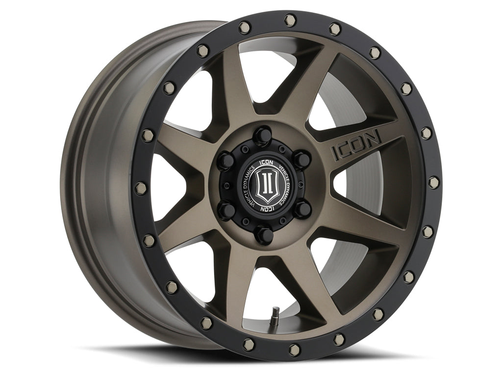 ICON Alloys 1817858447BR ICON ALLOYS REBOUND BRONZE - 17 X 8.5 / 6 X 5.5 / 0MM / 4.75" BS