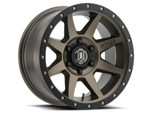 ICON Alloys 1817858447BR ICON ALLOYS REBOUND BRONZE - 17 X 8.5 / 6 X 5.5 / 0MM / 4.75" BS