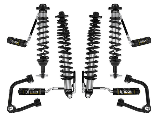 ICON 2021-2023 Ford Bronco, Non-Sasquatch, 3-4" Lift, Stage 4 Suspension System, Tubular, Heavy Rate Rear Spring