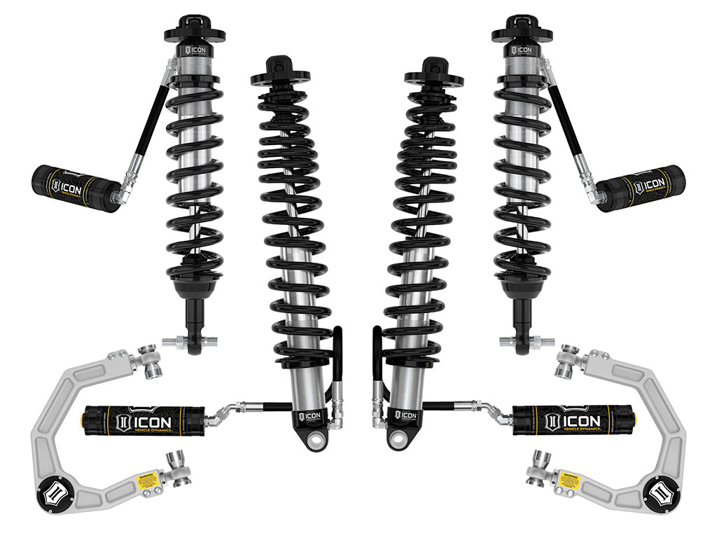 ICON 2021-2023 Ford Bronco, Non-Sasquatch, 3-4" Lift, Stage 4 Suspension System, Billet, Heavy Rate Rear Spring
