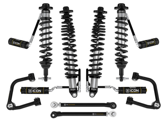 ICON 2021-2023 Ford Bronco, Non-Sasquatch, 3-4" Lift, Stage 5 Suspension System, Tubular, Heavy Rate Rear Spring