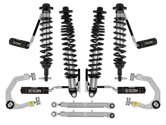 ICON 2021-2023 Ford Bronco, Non-Sasquatch, 3-4" Lift, Stage 5 Suspension System, Billet, Heavy Rate Rear Spring