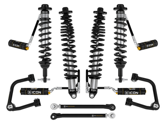ICON 2021-2023 Ford Bronco, Non-Sasquatch, 3-4" Lift, Stage 6 Suspension System, CDCV, Tubular
