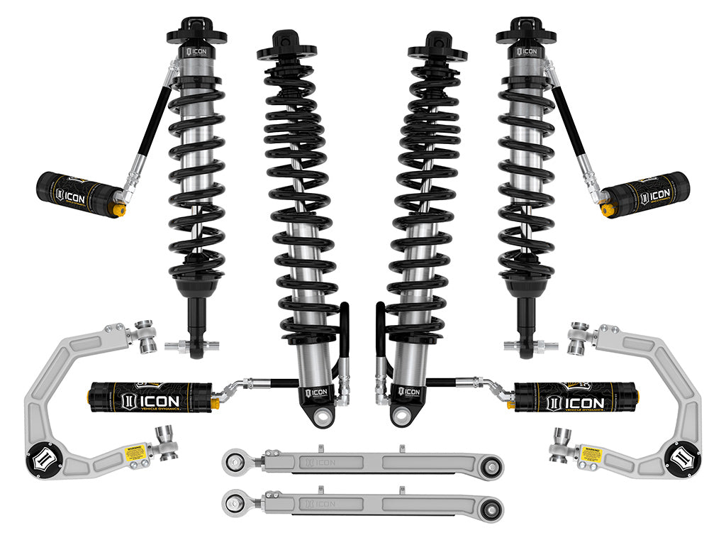 ICON 2021-2023 Ford Bronco, Non-Sasquatch, 3-4" Lift, Stage 6 Suspension System, CDCV, Billet