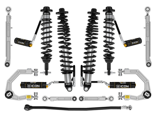 ICON 2021-2023 Ford Bronco, Non-Sasquatch, 3-4" Lift, Stage 7 Suspension System, CDCV, Billet