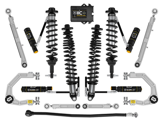 ICON 2021-2023 Ford Bronco, Sasquatch, 2-3" Lift, Stage 8 Suspension System, Billet, Heavy Rate Rear Spring
