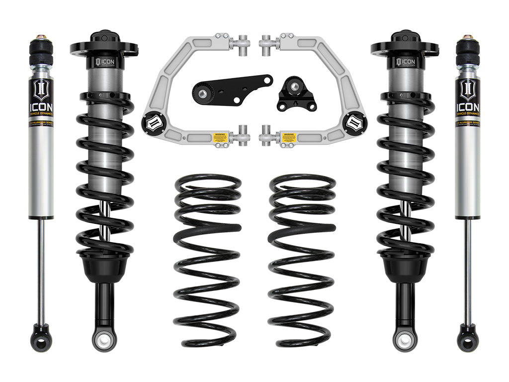 ICON 2024-2025 Toyota Tacoma 1.25-3" Lift, Stage 2 Suspension System, Billet, Overland Rear Springs