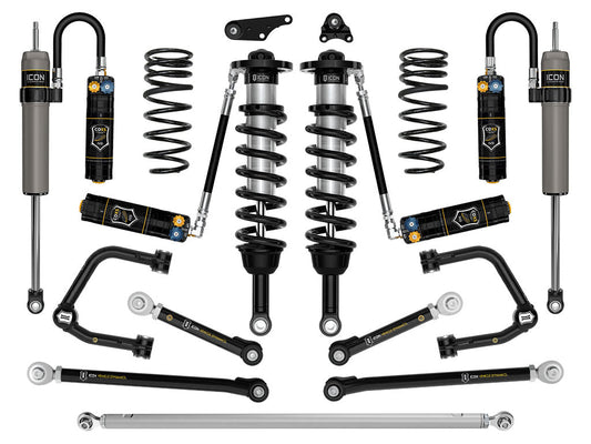 ICON 2024-2025 Toyota Tacoma 1.25-3" Lift, Stage 12 Suspension System, Tubular