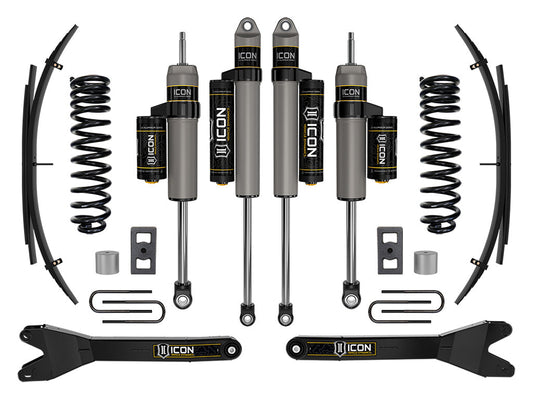 ICON 2023 Ford F-250/F-350 Super Duty 4WD Gas, 2.5" Lift, Stage 2 Suspension System w/ Radius Arms and Expansion Packs