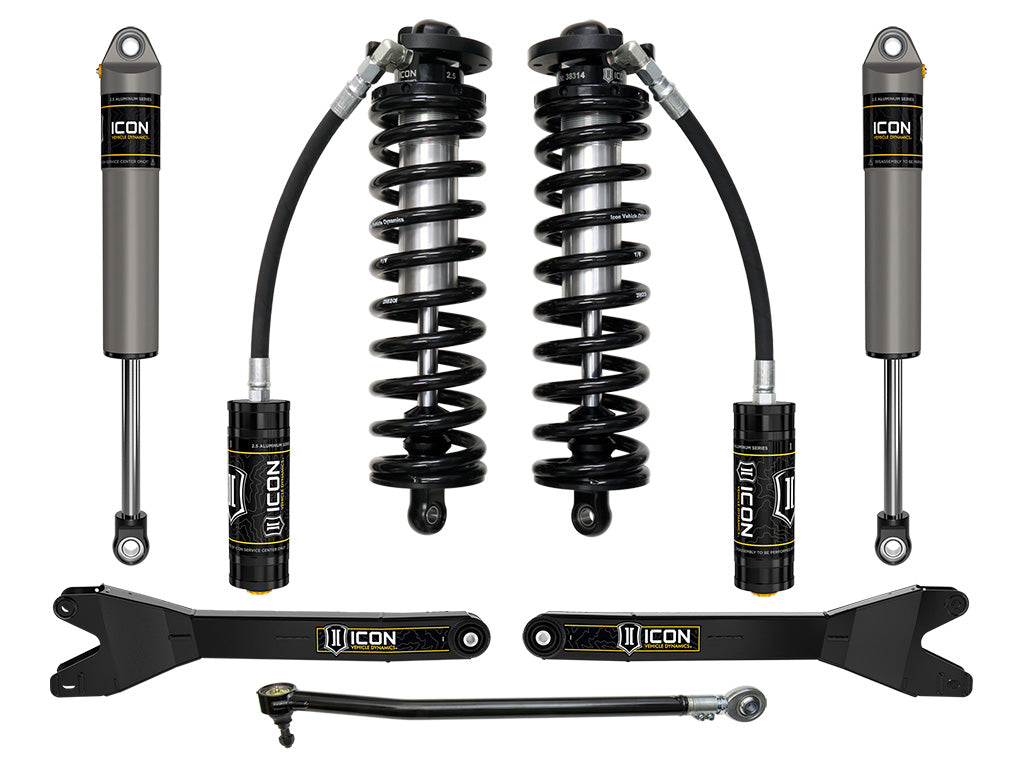 ICON 2023 Ford F-250/F-350 Super Duty 4WD, 2.5-3" Lift, Stage 2 Coilover Conversion System w/ Radius Arms