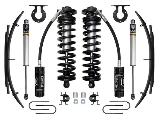 ICON 05-16 Ford F250/F350, 2.5-3" Lift, Stage 1 Coilover System w/ Leaf Springs