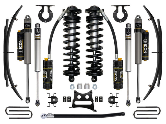 ICON 11-16 Ford F250/F350, 2.5-3" Lift, Stage 4 Coilover System w/ Leaf Springs