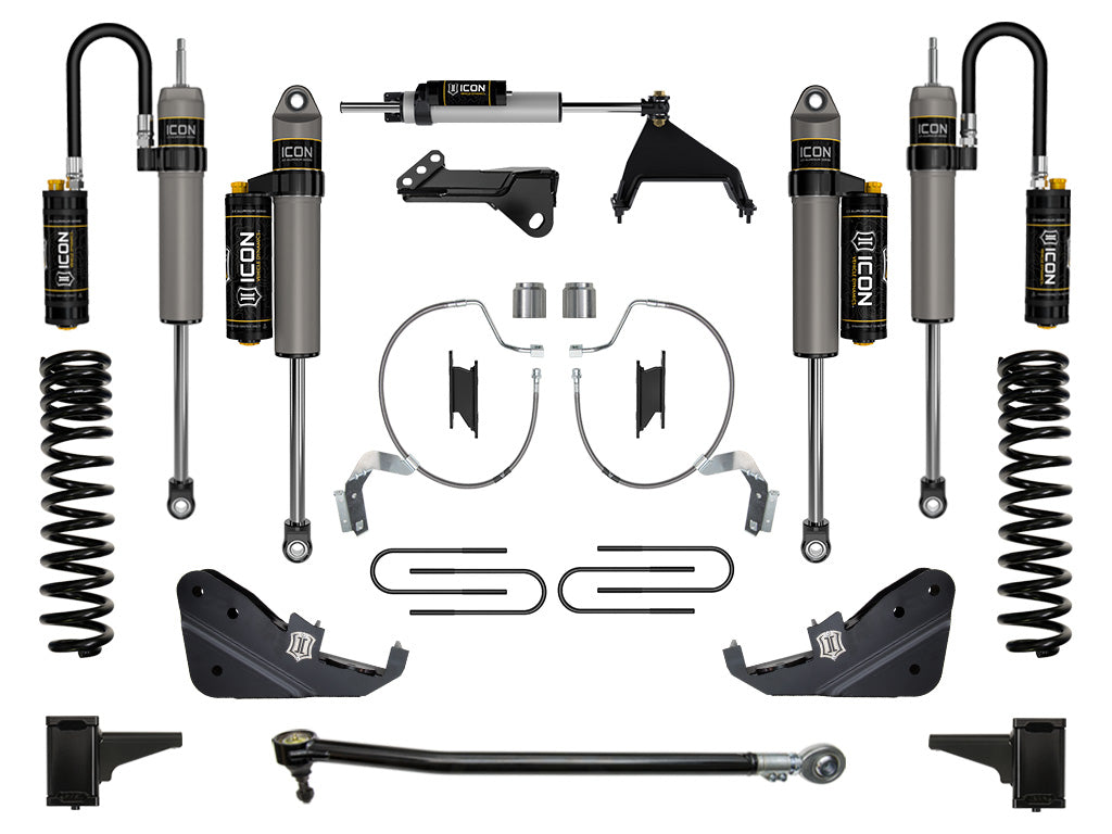 ICON 2023-2025 Ford F-250/F-350 Super Duty 4WD, Gas, 4.5" Lift, Stage 5 Suspension System