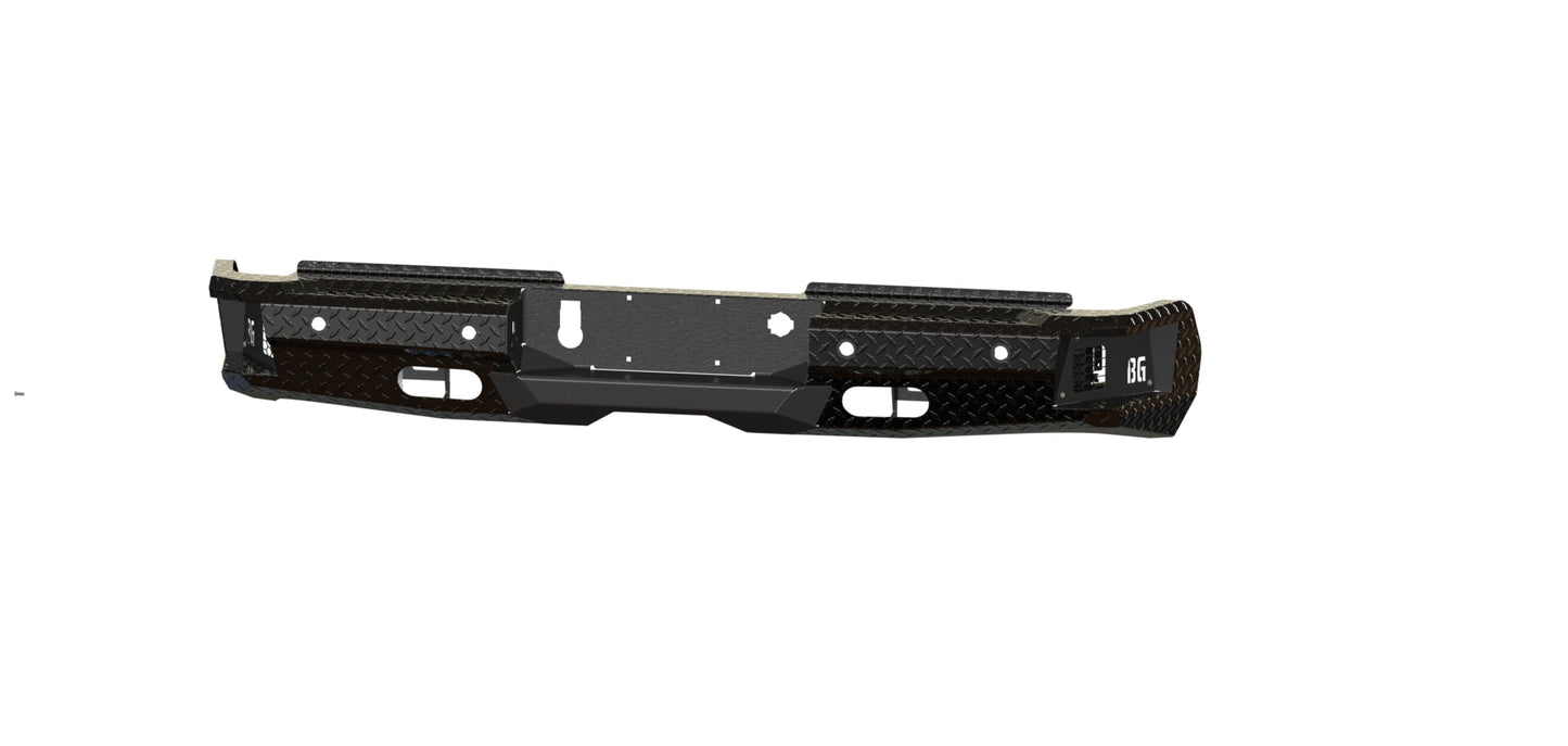 Bodyguard Bumpers FT Series Rear - Textured Black Rear Bumper - KFC20BYT