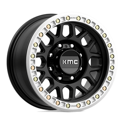 KMC GRENADE DESERT BL 17X8.5 8X6.5 S-BLK +0