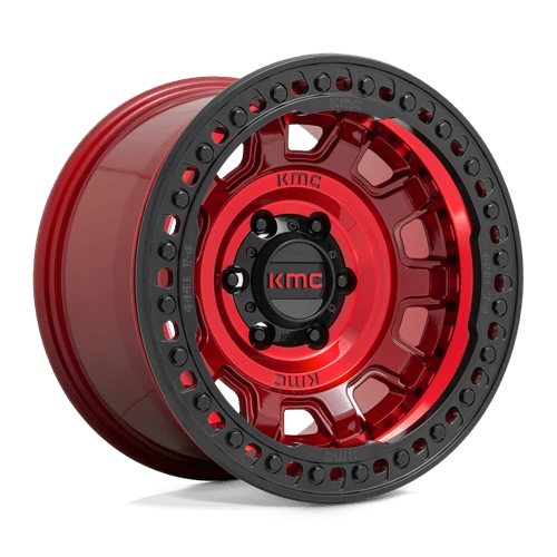 KMC TANK BL 17X9 5X5.0 C-RED -38