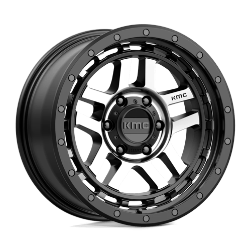 KMC KM540 18X8.5 6X135 S-BLK MACH 00MM