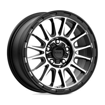 KMC KM542 16X7 5X4.5 S-BLK MACH 30MM