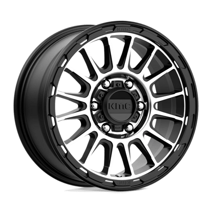 KMC KM542 16X8 6X5.5 S-BLK MACH 00MM