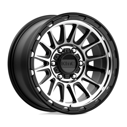 KMC KM542 17X8.5 6X5.5 S-BLK MACH 00MM