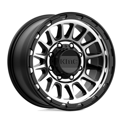 KMC KM542 17X8.5 8X6.5 S-BLK MACH 00MM