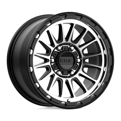 KMC KM542 17X9 6X4.5 S-BLK MACH 18MM CB 66.1