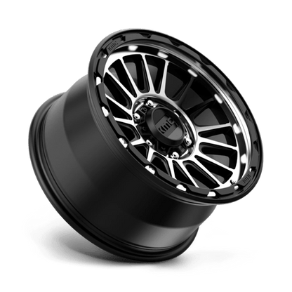 KMC KM542 17X9 6X5.5 S-BLK MACH 18MM