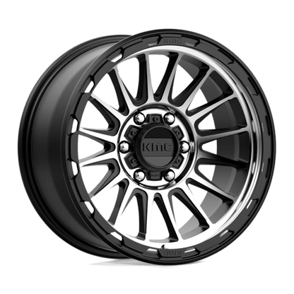 KMC KM542 18X9 6X5.5 S-BLK MACH 00MM