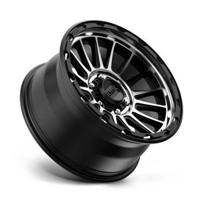 KMC KM542 18X9 6X5.5 S-BLK MACH 00MM