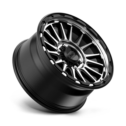 KMC KM542 18X9 6X5.5 S-BLK MACH 18MM