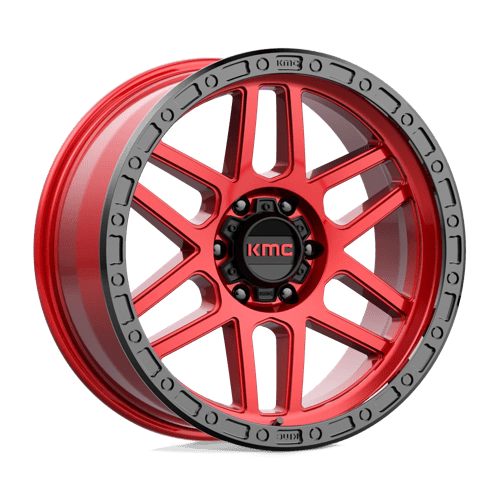 KMC KM544 17X8.5 6X5.5 C-RED BLK-LP 00MM