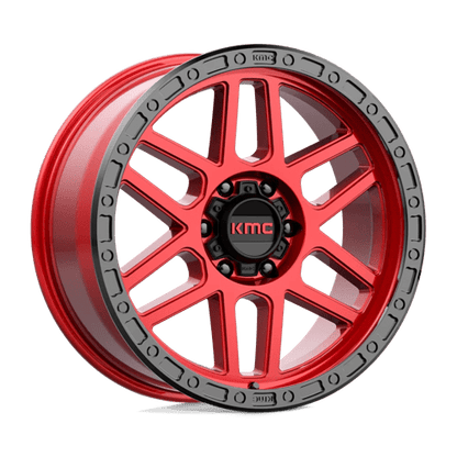 KMC KM544 17X9 6X5.5 C-RED BLK-LP 18MM