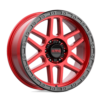 KMC KM544 17X9 6X5.5 C-RED BLK-LP -12MM