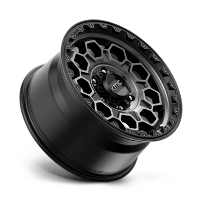 KMC KM545 17X9 6X5.5 S-BLK GTCC 18MM
