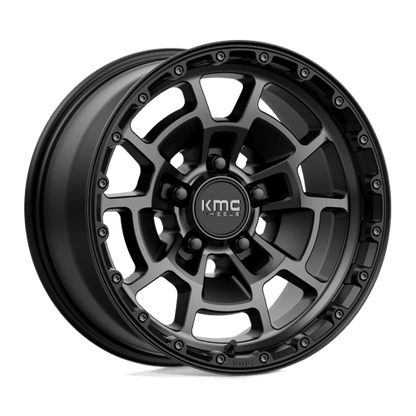 KMC KM718 17X8.5 5X5.0 S-BLK GTCC 00MM