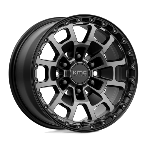 KMC KM718 17X8.5 6X5.5 S-BLK GTCC 18MM